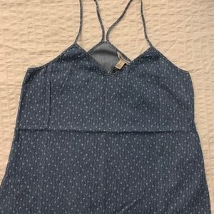 Calvin Klein Jeans Denim Spagetti Strap Top